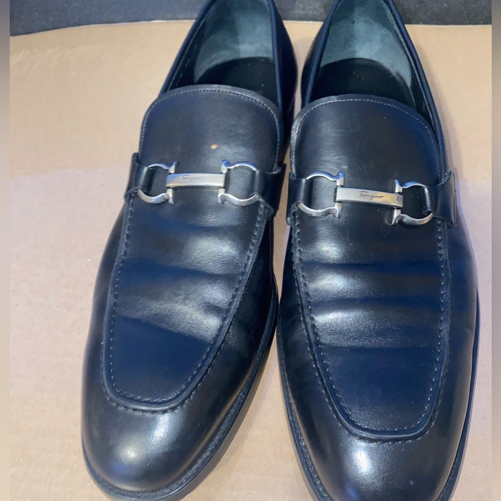 Salvatore Ferragamo black size 13…like new
